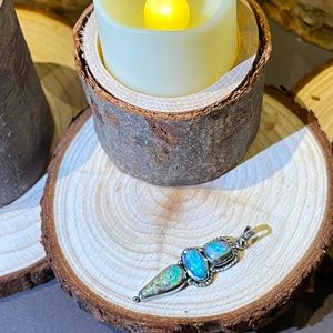 Pipe Opal Sterling Silver Pendant